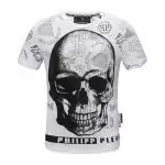 t shirt philipp plein le plus cher tete de mort dollar skull fuk